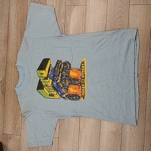 CAMARO Car Rules The Street Light Blue Roach Custom Cotton T Shirt Sz M RARE 70s